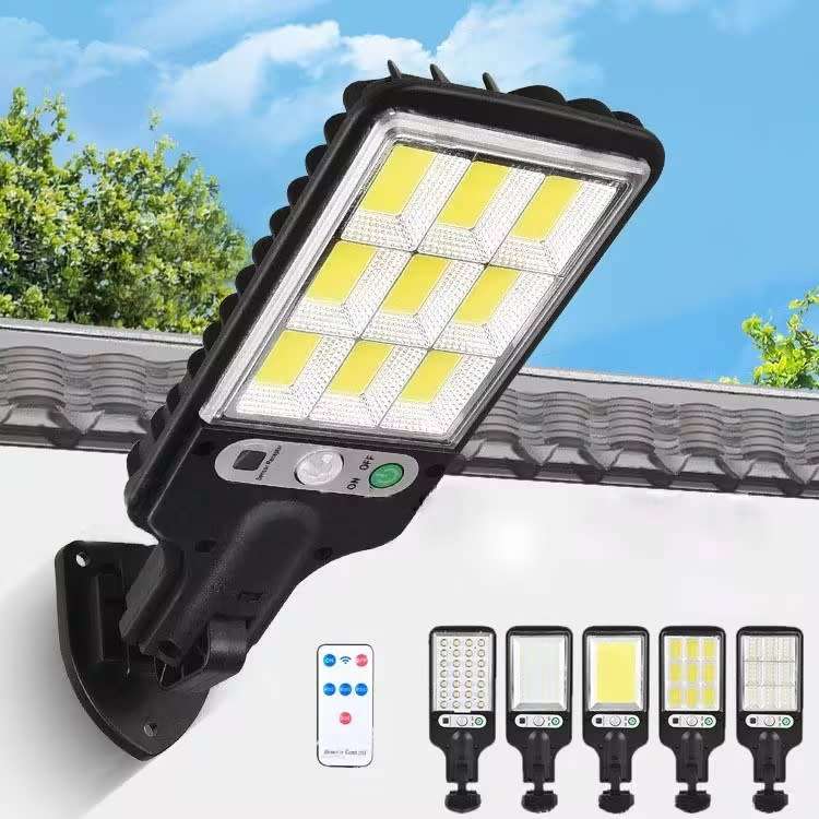 Outdoor Garden 108COB Wall Mounted Motion Sensor Light Solar Street Light