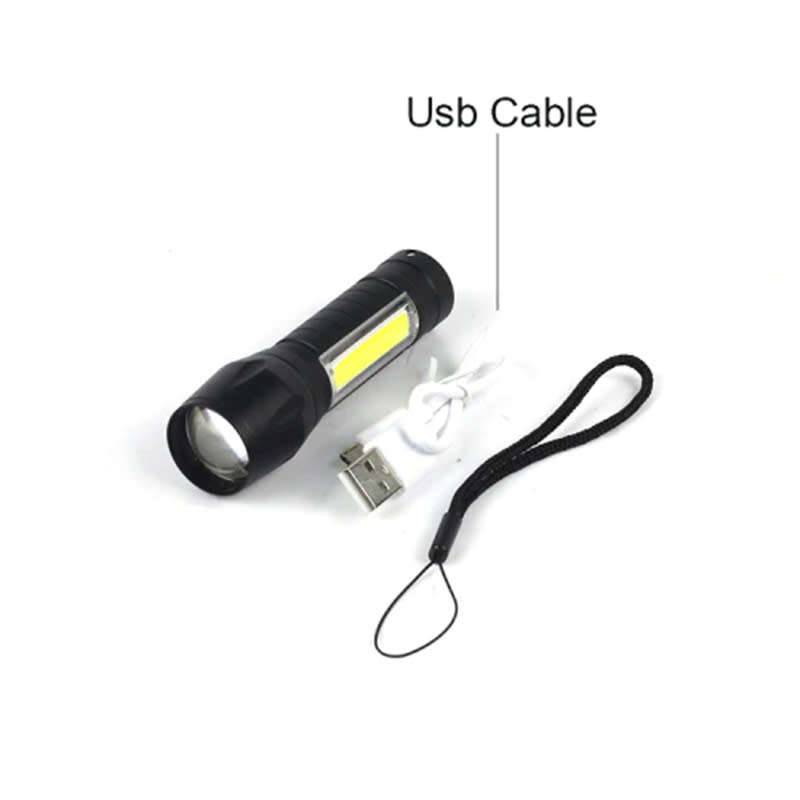 Strong Light Flashlight Rechargeable Outdoor Mini Torch