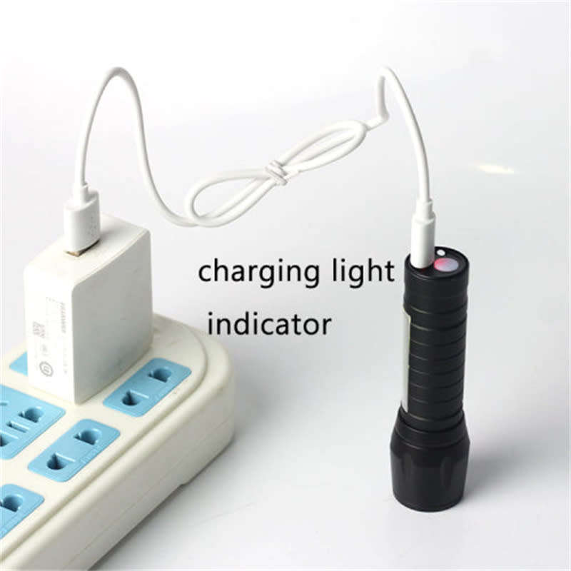 Strong Light Flashlight Rechargeable Outdoor Mini Torch