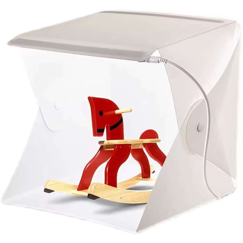 Mini folding Photographic Studio Set Portable with USB LED Lighting