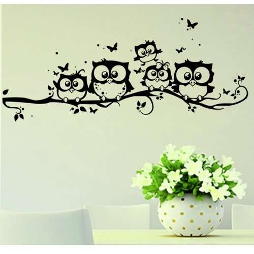 Vinyl Wall Art - Owl Decal