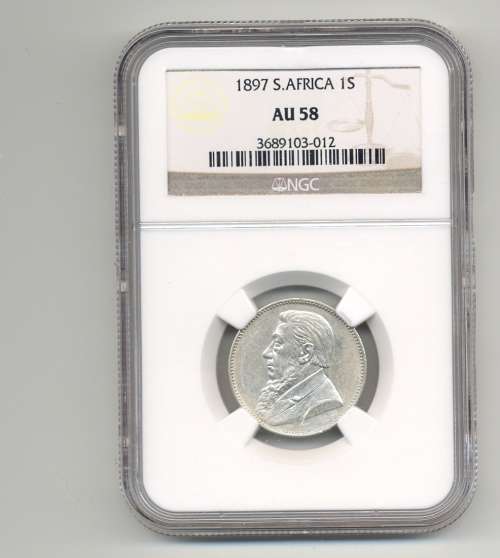 1897 *** 1S *** AU58 *** ZAR So close to unc