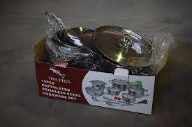DOLPHIN - 15 PIECE COOKWARE SET