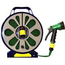 15m Flat Hose With 7 Setting Spray Nozzle