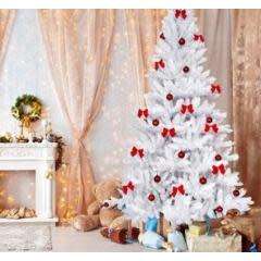 2.1M Christmas Decoration Tree White (Silver and White Colour)