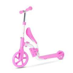 Scooter for Kids Children with Folding Seat 2-in-1 Adjustable Kick Scooter Skateboard Walker Balance