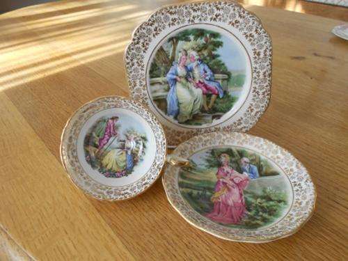ANSLEY TRIO EDWARDIAN FASHION