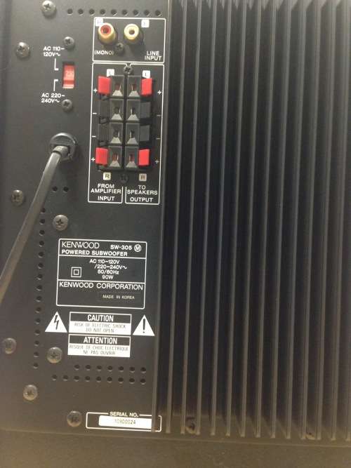 Kenwood SW-305 Powered Subwoofer