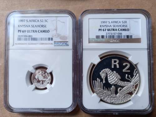 SOUTH AFRICAN MARINE SERIES SILVER COIN SET