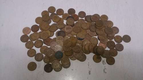 154 coins 1/4d