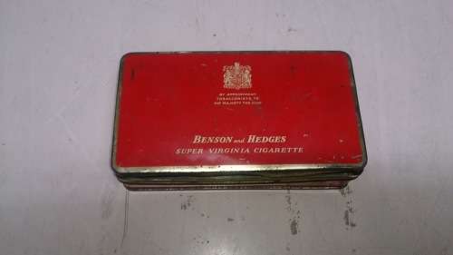 Benson and Hedges smoking tin