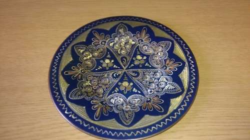 Art Copper Cup Plate