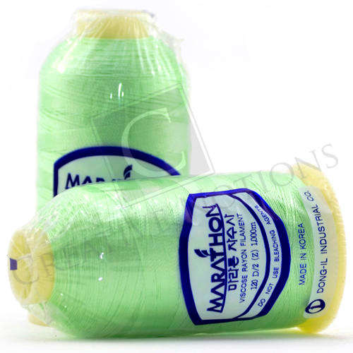 Marathon 100% Viscose Ryan Embroidery Machine Thread (1000m) #1109 (Blue / Green Collection)