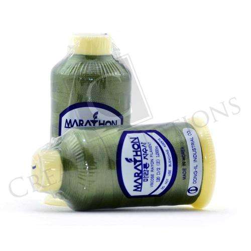Marathon 100% Viscose Ryan Embroidery Machine Thread (1000m) #1172 (Green Collection)