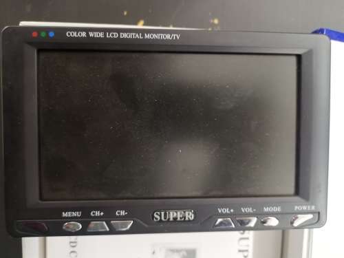 Super 7" Digital LCD Mini TV Wide Angle