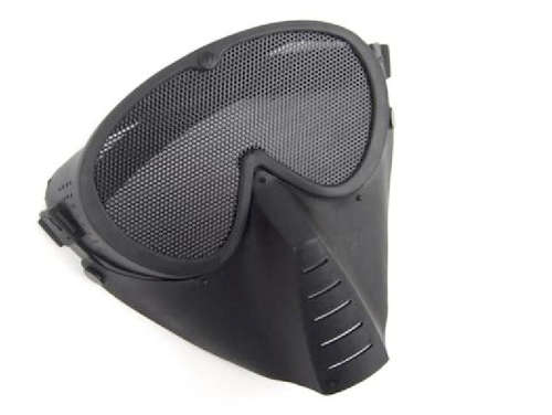 Airsoft Gun Mask Full Face Mask Goggle Black, FREE POSTAGE!