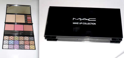 MAC MAKEUP SET, IN 2 TIER BOX FREE POSTAGE, PAYPAL ONLY !!!!!!!!!