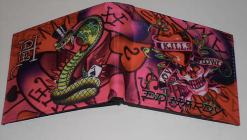 ED HARDY WALLET, LOVE KILLS, FREEEE POSTAGE PAYPAL ONLY!