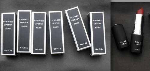 MAC 6 X LIPSTICKS ALL DIFFERENT COLORS, PAYPAL ONLY FREE POSTAGE!