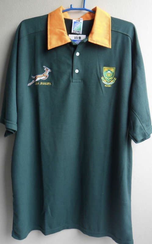 STUNNING SPRINGBOKS RUGBY JERSEY, XL FREE POSTAGE !!!!!!!!!!!!!