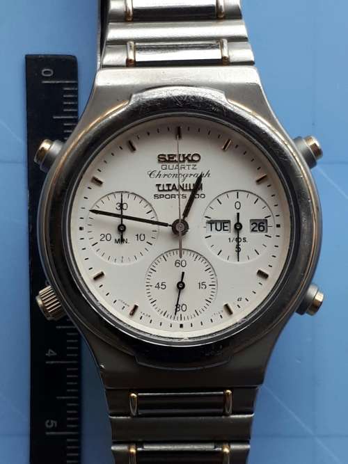 Seiko Titanium Sports 100 Chronograph