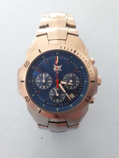 Stainless mens chronograph