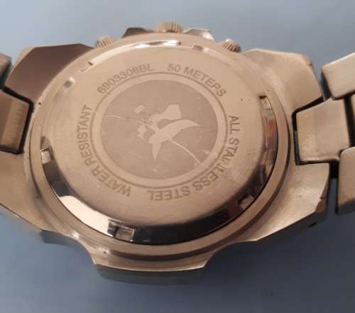 Stainless mens chronograph