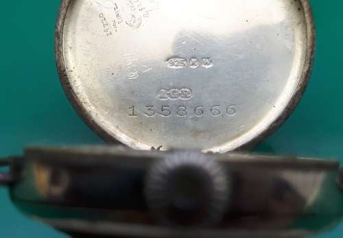 Antique silver ladies watch
