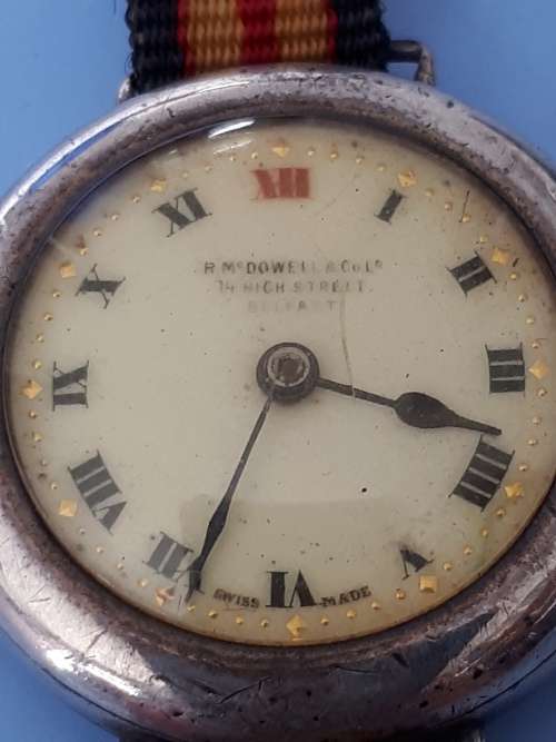 Antique silver ladies watch