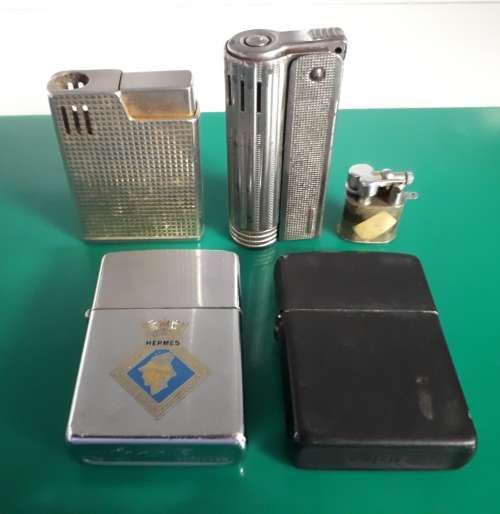 Collection of lighters including 2 Zippo lighters