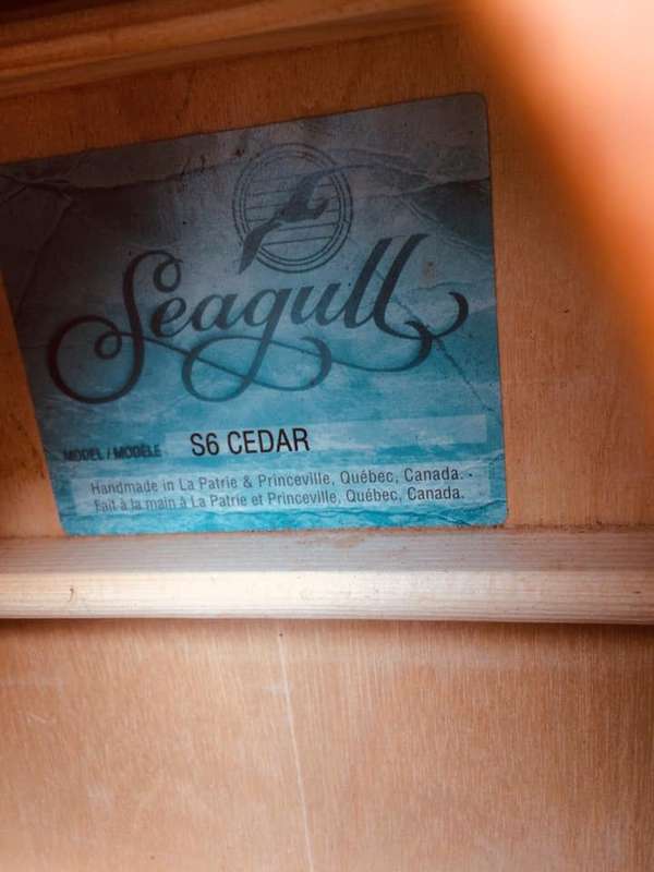 1998 Seagull S6 Cedar Acoustic Guitar - Lefty - WOW - EX+