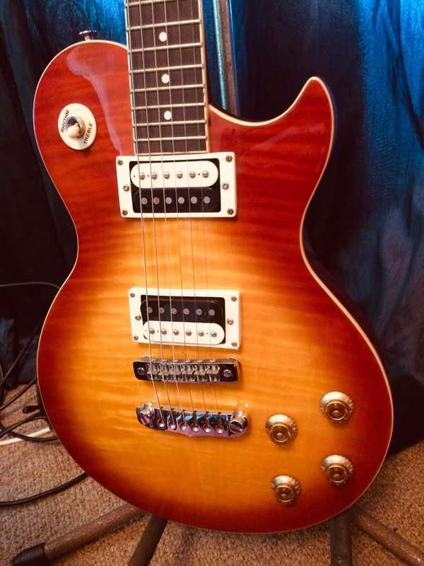Aria PE Elite Single Cut Electric Guitar - KOREA / SET HEELESS NECK - BEAUTIFUL!!! AS NEW!!!
