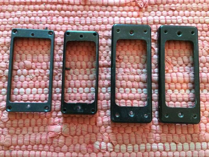 4x Pickup Ring enclosures for Humbuckers/P90`s