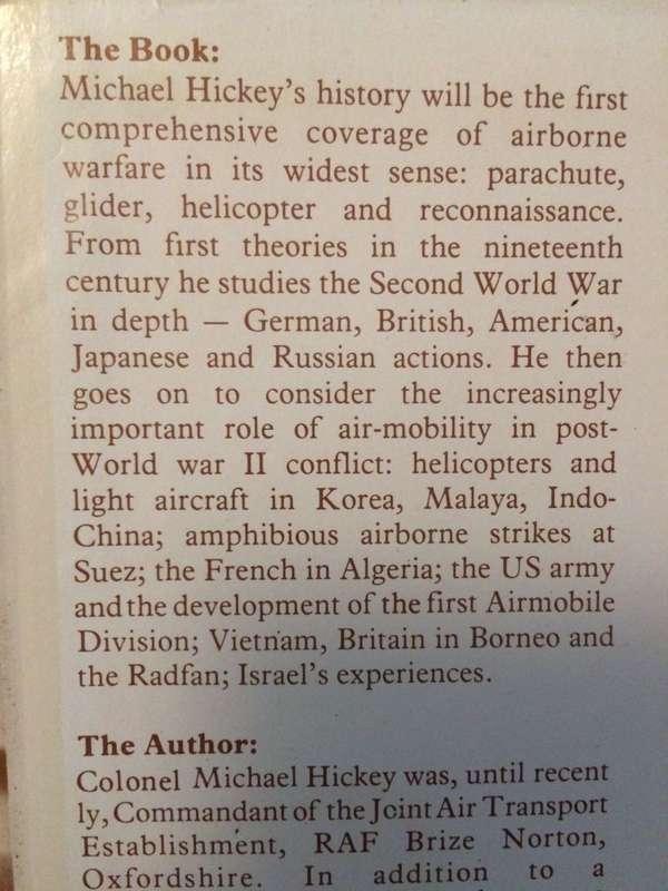 Out of the Sky: A History of Airborne Warfare -1st Edition/1st Printing - Michael Hickey