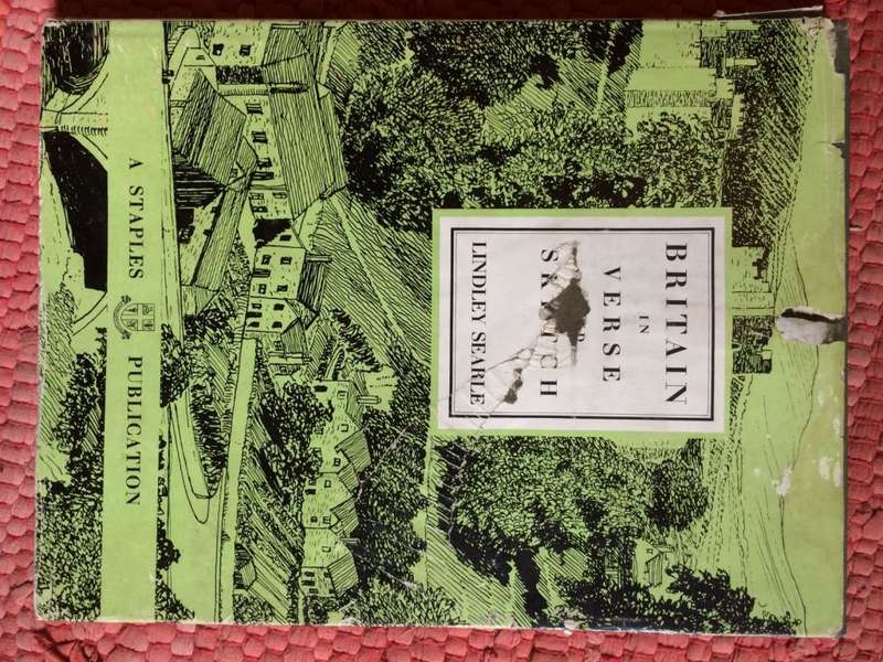 Britain in Verse and Sketch - Lindley Searle HARDCOVER 1945 1st Ed