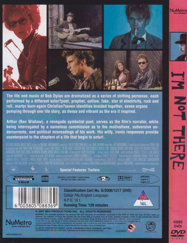 I`m Not There (DVD) - BOB DYLAN BIOPIC