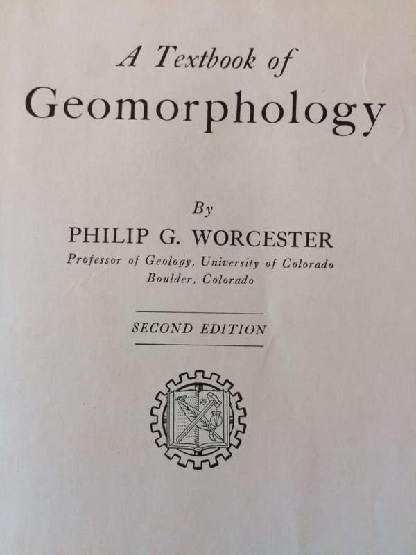 Textbook of Geomorphology