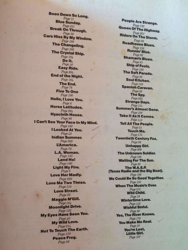 The Doors - Complete Music / Songbook