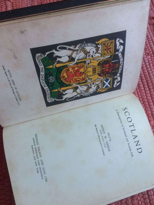 Scotland: A Description of Scotland and Scottish Life - Edited by Henry W Meikle HARDCOVER 1955