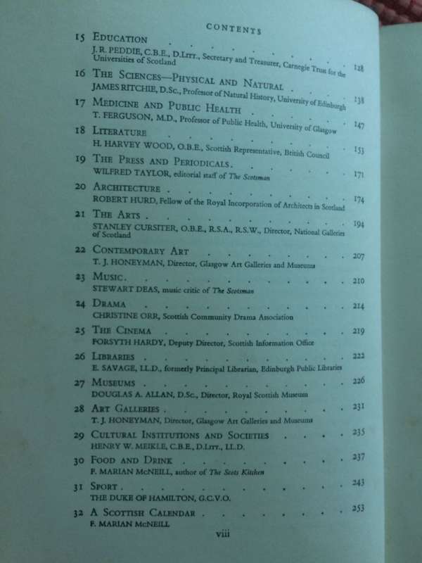 Scotland: A Description of Scotland and Scottish Life - Edited by Henry W Meikle HARDCOVER 1955