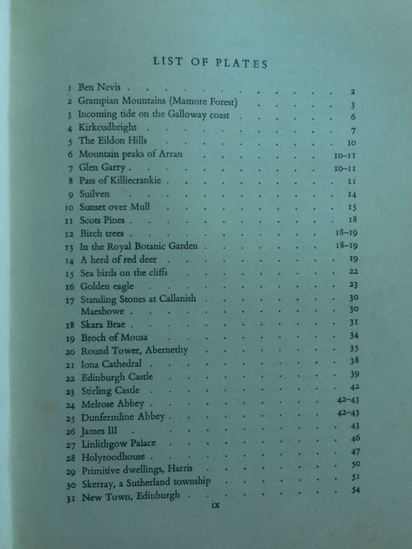 Scotland: A Description of Scotland and Scottish Life - Edited by Henry W Meikle HARDCOVER 1955