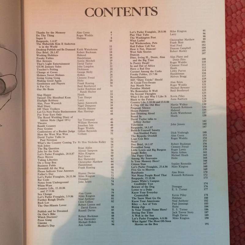 Pick of Punch - Alan Coren 1987