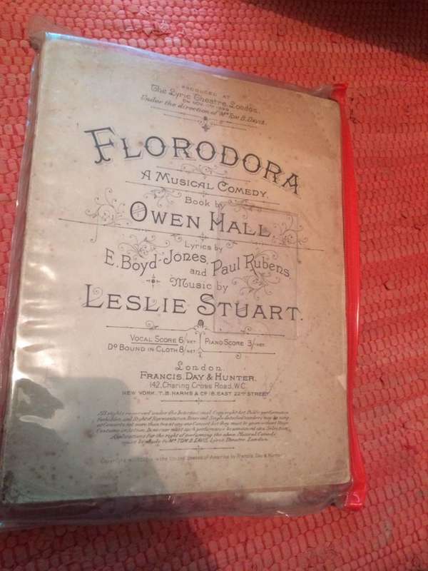 Floradora - A Musical Comedy Book by Owen Hall VINTAGE SHEET MUSIC