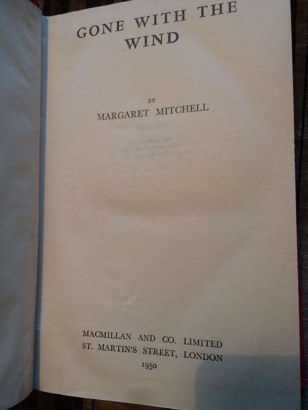 Gone With the Wind - Margaret Mitchell (1950 HARDCOVER)