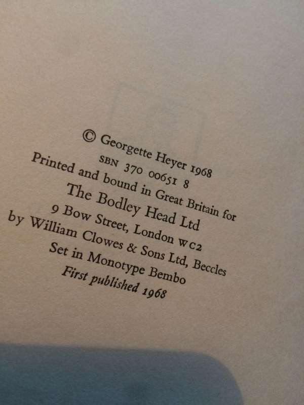 Cousin Kate - Georgette Heyer (1968 1st Edition Hardcover)
