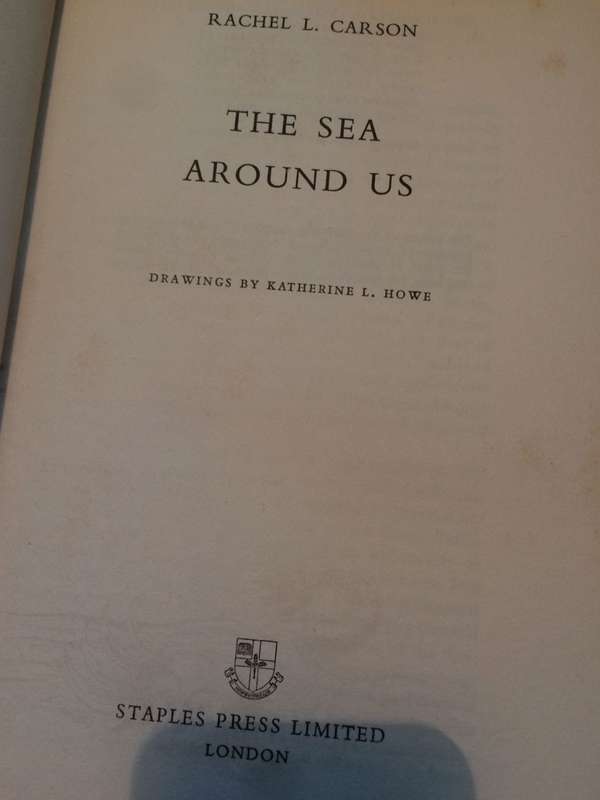 The Sea Around Us - Rachel L Carson (Hardcover 1953)