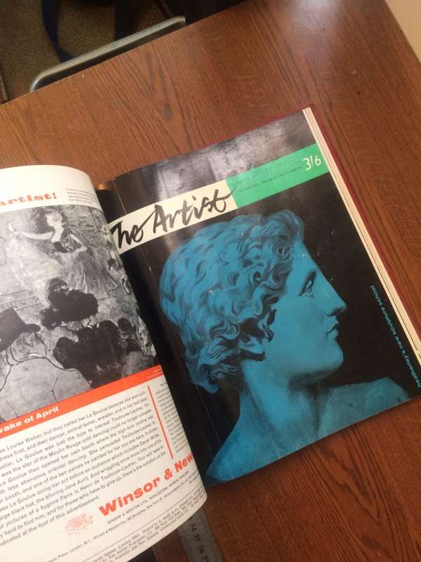 The Artist: Vols 59-60 (VINTAGE ART MAGAZINES BOUND IN HARDCOVER) Mar 1960 - Feb 1961