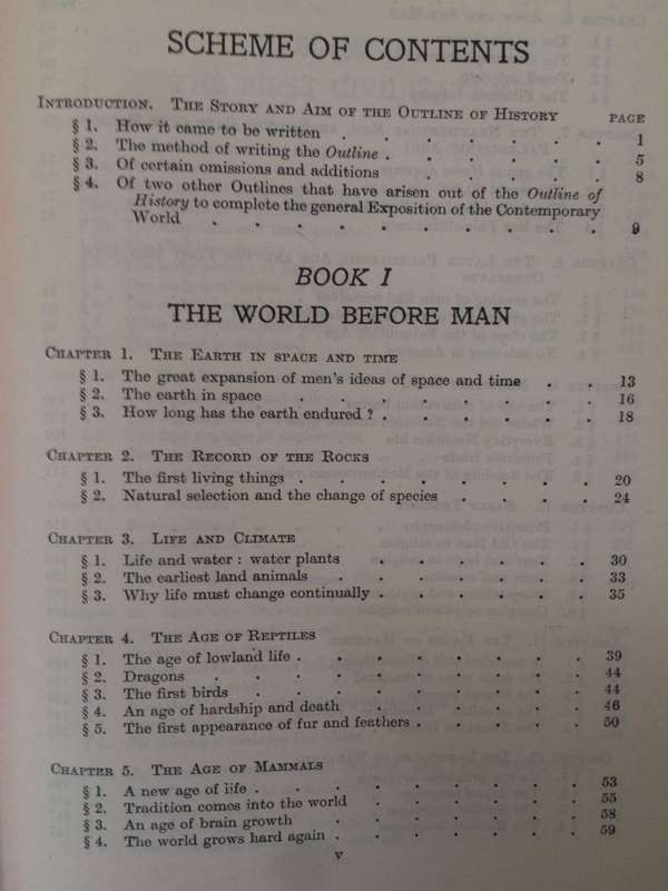The Outline of History - HG Wells (1961 HARDCOVER)