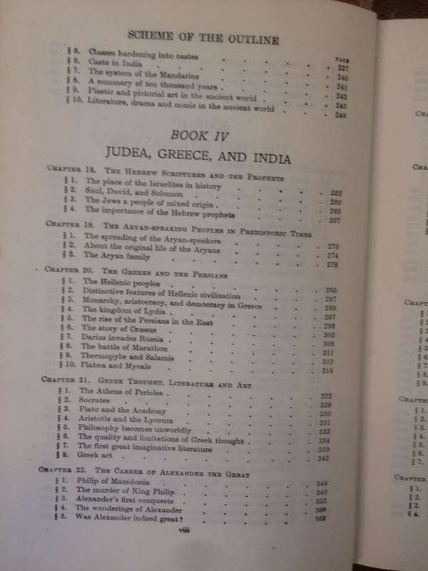 The Outline of History - HG Wells (1961 HARDCOVER)