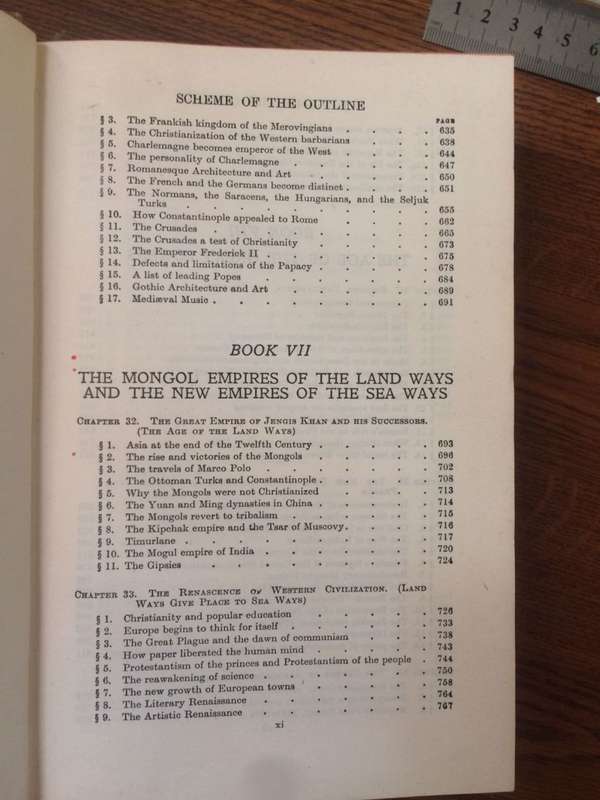 The Outline of History - HG Wells (1961 HARDCOVER)
